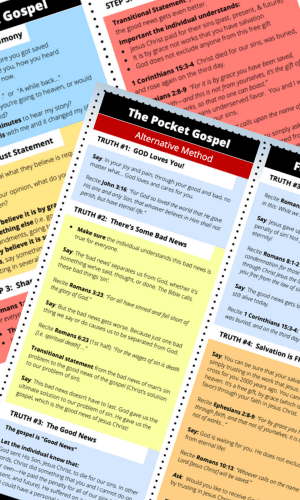 ADD > The Pocket Gospel - laminated print