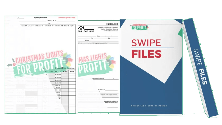 Christmas Lighting Business Form COMBO PACK